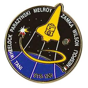 STS 120, Pin