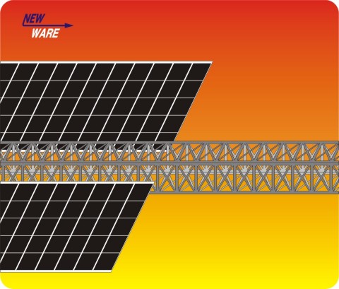 ISS Solar Panels Trusses. Newware 1/144