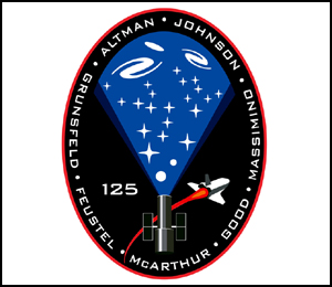 STS 125 Aufkleber