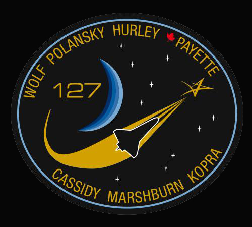 STS 127. Aufnäher Originalgröße