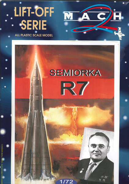 Semiorka R 7; Mach 2  1/72.