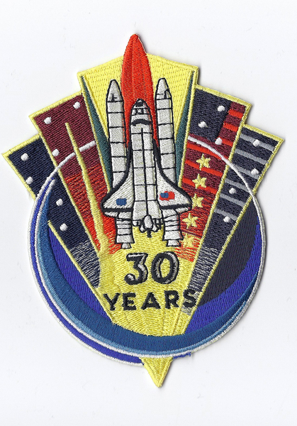30 YEARS. Space Shuttle. Patch
