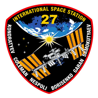 ISS Expedition 27.  Aufnäher