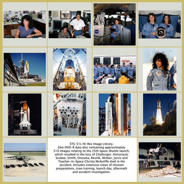 STS 51-L – Challenger. Foto CD. Retrospace Images.