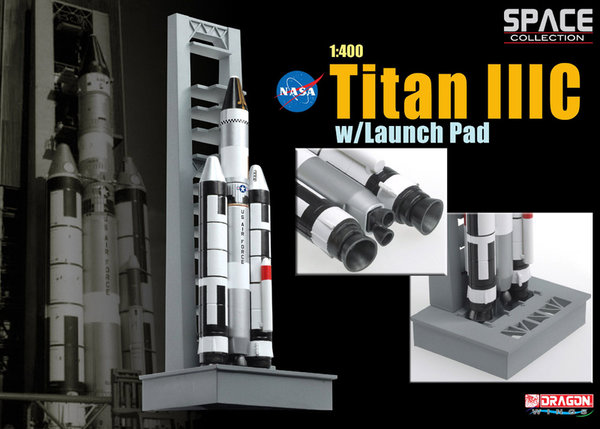 Titan III C. Dragon Space Series Maßstab 1:400
