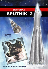 Sputnik 2. Mach 2 Models.  1/72.