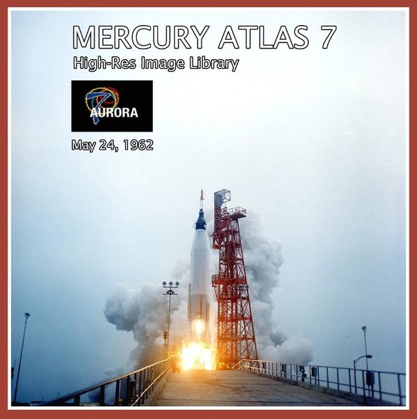 Mercury Atlas 7. Retrospaceimages. Foto DVD