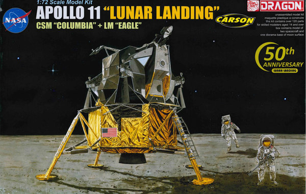 Apollo 11 Lunar Landing. 1/72. Dragon Models.