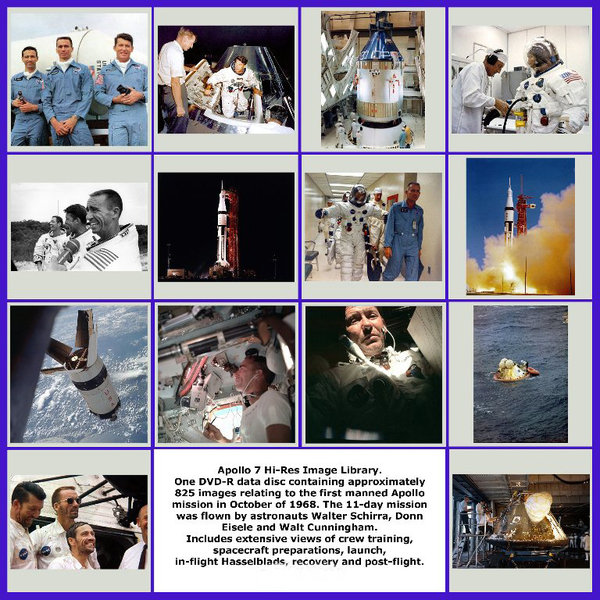 Apollo 7 Retrospaceimages. Foto DVD