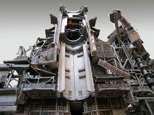 Space Shuttle Launch Complex 39 A. Kartonmodellbausatz 1/72
