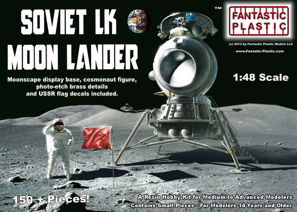 Soviet Lunar Lander LK. Phantastic Plastic.  1/48.