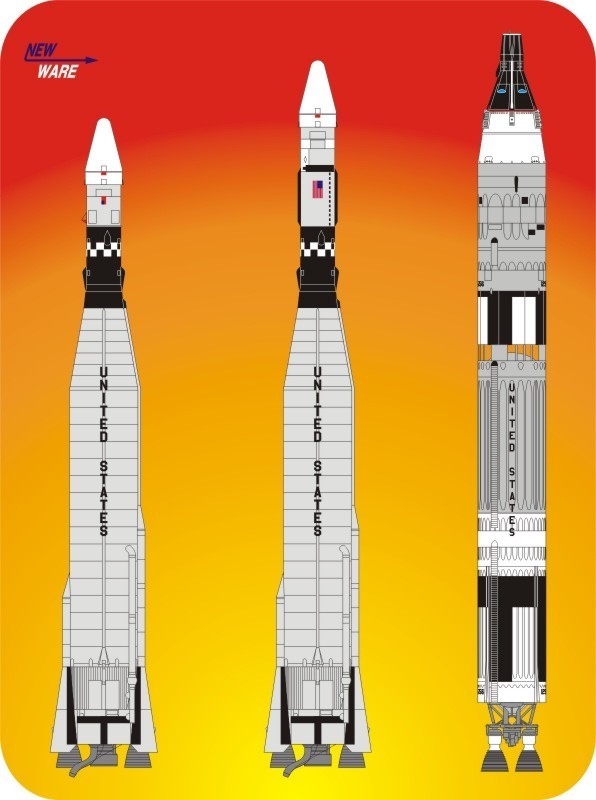 Gemini Program Launch Vehicles. Newware 1/144