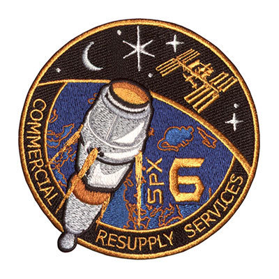 Space X  CRS-6. Original-Emblem