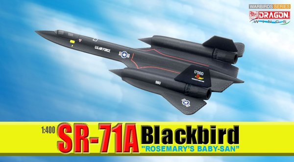 SR-71A Blackbird ‘Rosemary’s Baby-san’. Dragon 1/400