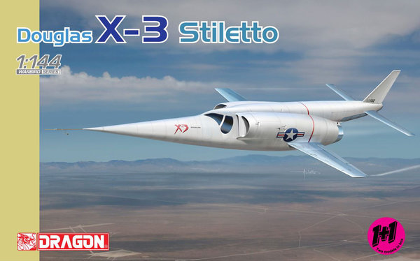 Bell X-3 Stiletto. Dragon. 1/144