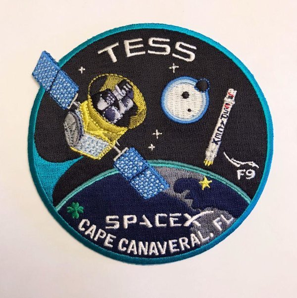Space X TESS Mission Patch.