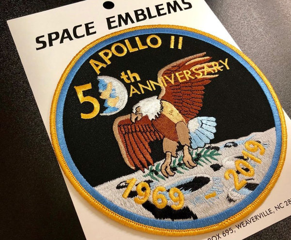 Apollo 11 – 50 Jahre. Jubiläumsemblem 15 cm