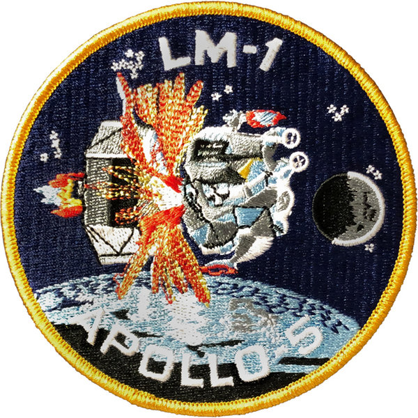 LM-1 Apollo 5. Stoffaufnäher