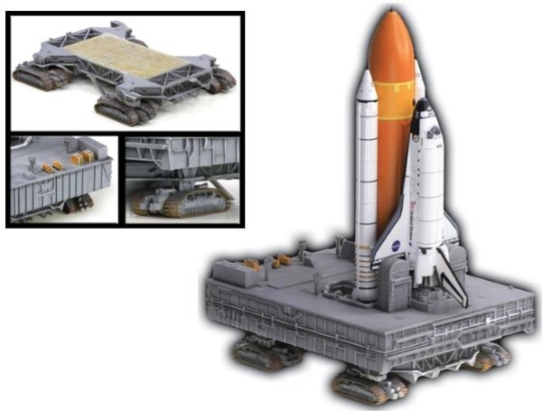 Space Shuttle w Crawler Transporter. Dragon, 1/400.
