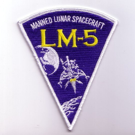 Grumman LM-5 Patch. Stoffaufnäher.