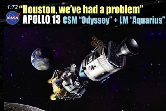 Apollo 13 – Houston, we’ve had a problem. 1/72. Dragon