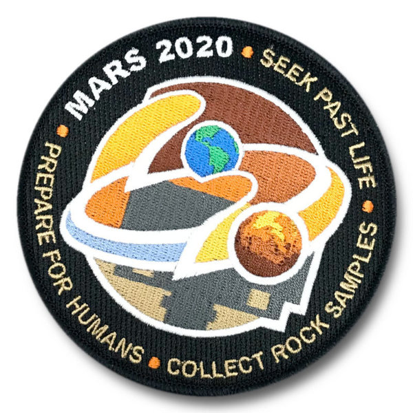 MARS 2020 Aufnäher. Offizielles Emblem