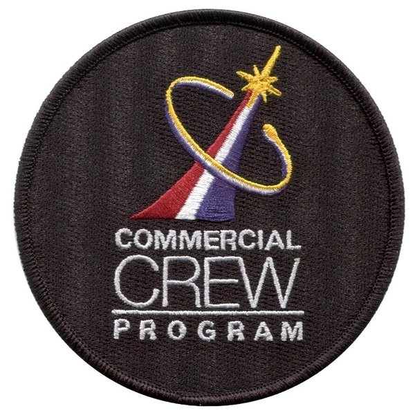 Commercial Crew Program Logo. Stoffaufnäher