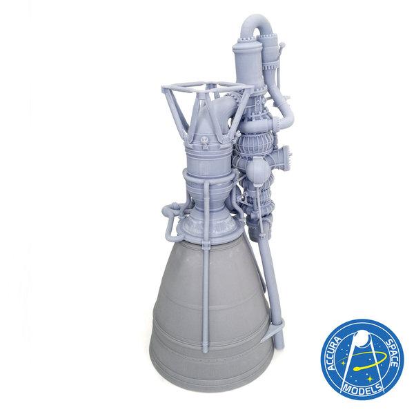 NK-33 Raketentriebwerk. 1/12. Accura Space Models.