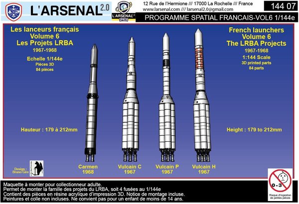 LRBA Medium Launcher Projects.  L’Arsenal. 1/144