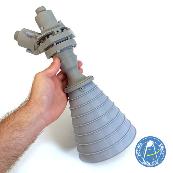R-4 D Engine. 1/1. Accura Space Models.