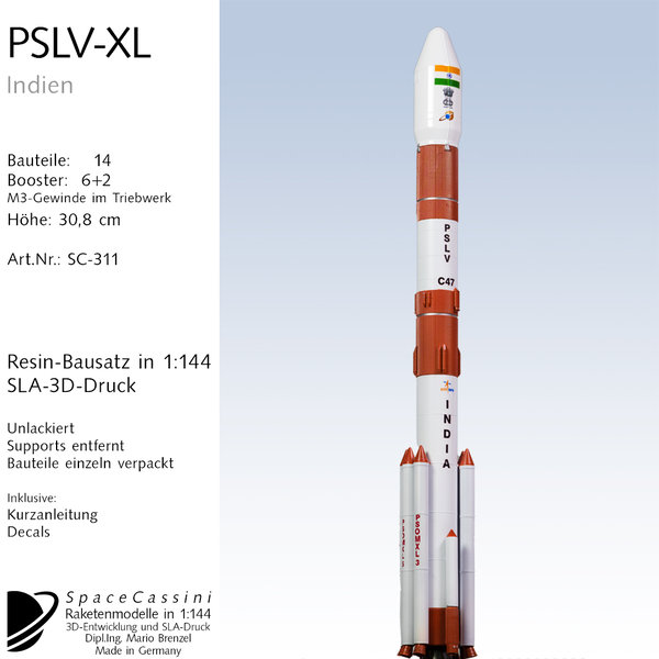 PSLV-XL.  Space Cassini Models  1/144