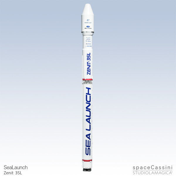 Zenit-3SL Sea Launch .  Space Cassini Models.  1/144.