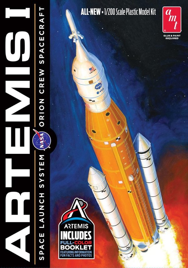 SLS Artemis Mission.  AMT 1/200.