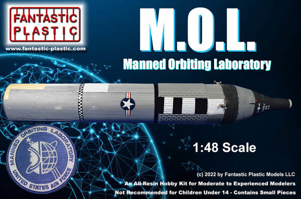 Manned Orbiting Laboratory. (MOL). Fantastic Plastic. 1/48