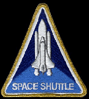 Space Shuttle Logo.  Großformat