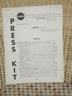 GEMINI 8. Original Press Kit